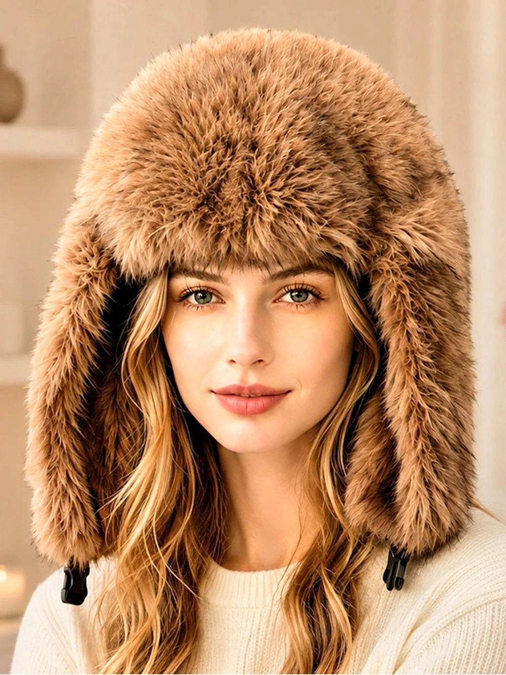 Faux Fur Hat in Brown! ONLY 1 IN STOCK!